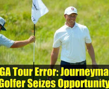 PGA Tour Error: Journeyman Golfer Seizes Opportunity