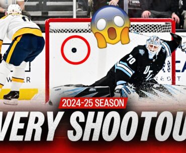 EVERY Shootout 😱  2024-25 NHL Season 🏒 Full Shootout Highlights