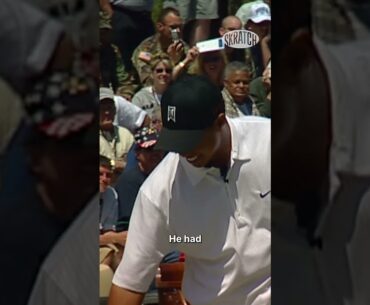 Tiger tells classic story about the only conversations he had with Phil on Masters Sunday in 2001.
