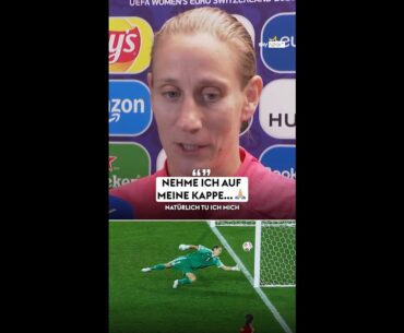 Bemerkenswertes Interview! 💯👏🏼 Ann-Katrin Berger übernimmt Verantwortung für das späte Gegentor...