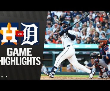Astros vs. Tigers Game Highlights (8/18/25) | MLB Highlights
