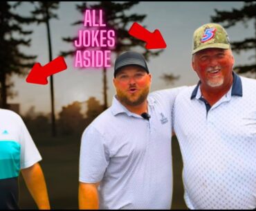 BOB DOZE SPORTS WOULDN'T DO IT! SO WE DID! 9 HOLE 1V1. LOSER DOES STAND UP COMEDY.