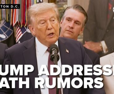 'It's fake news': Trump addresses 'death rumors' trend that went viral over Labor Day weekend