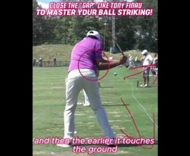 Tony Finau’s Secret To Stop Over The Top! #shorts #golftips