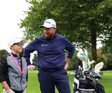 Golfer Shane Lowry makes ‘dream come true’ for Dáire (11) at Amgen Irish Open