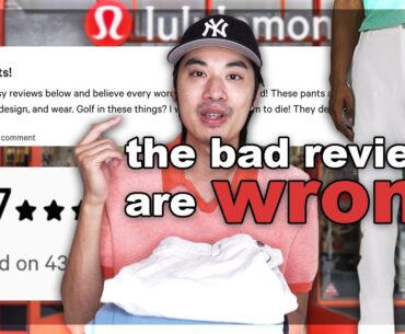 lululemon commission vs golf commission pants | best men's golf pants