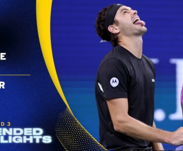 Jerome Kym vs. Taylor Fritz Extended Highlights | 2025 US Open Round 3