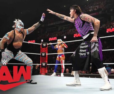 LUCHA COMPLETA: Dominik Mysterio & Liv Morgan vs. Rey Mysterio & Zelina Vega: Raw, Jul. 8, 2024