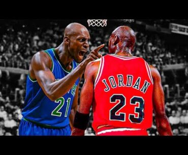 Noong Araw na PINATAHIMIK ni MICHAEL JORDAN si KEVIN GARNET