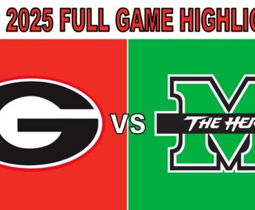 Georgia vs Marshall 2025 | Full Game Highlights EVERY PLAY | College Football Week 1 | 1 Hour Dawgs