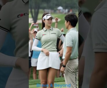 Pro Golfer’s Smile Lights Up the Course ⛳✨ #golf #athlete #sports #fieldstyle #golfhighlights