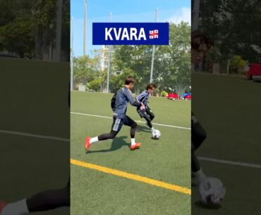TRY KVARA SKILL to SCORE!! #shorts #football #soccer #footballskills #soccerskills