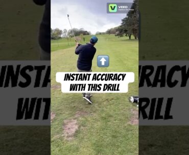 Instant Accuracy Boost with This Simple Drill Tutorial #golfswing #golfdrills