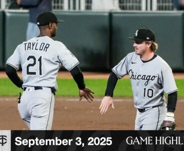 HIGHLIGHTS: Michael A. Taylor’s Go-Ahead RBI Lifts White Sox to Comeback Victory (9.3.25)