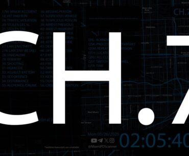 South District - Miami Police Live Radio Scanner Live Stream - City of Miami PD