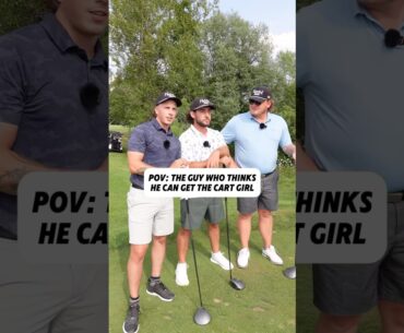 When the cart girl is totally into you #got #golfing #shorts
