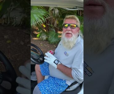 John Daly on how to nurse a hangover 😂