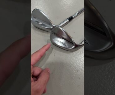 Tour Chrome vs RAW Vokey Wedges #shorts
