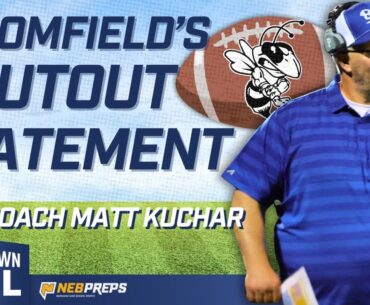 Bloomfield Football's STATEMENT Week One Shutout | Bees' Coach Matt Kuchar | Small Town Ball