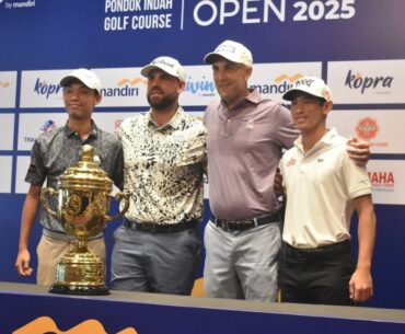 Konferensi Pers Jelang Mandiri Indonesia Open 2025 di Pondok Indah Golf Course