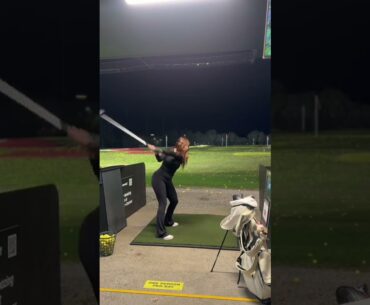 Nice swing #funny #shorts #reels #golf #girl #asmr