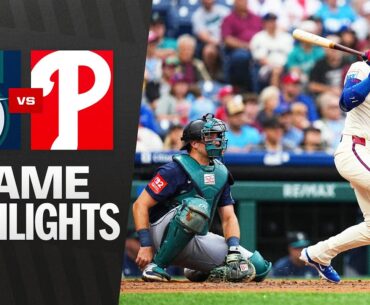Mariners vs. Phillies Game Highlights (8/20/25) | MLB Highlights