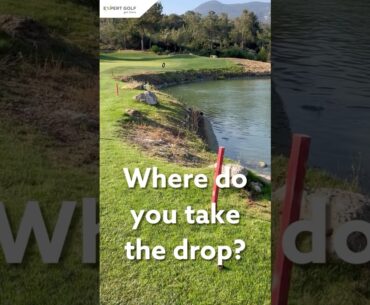 Golf Rules Tip | Red Penalty Area #golf #rules #golfrules #rulesofgolf #golftips #golfswing #golfer