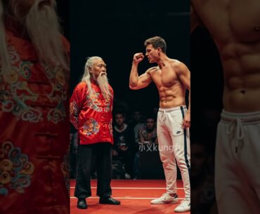 The Tai Chi old man was angry, and he showed his unique skill. #kungfu #boxing #taichi