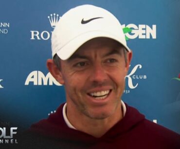 Gusts were 'hard to judge' for Rory McIlroy in Round 3 of the 2025 Irish Open | Golf Channel