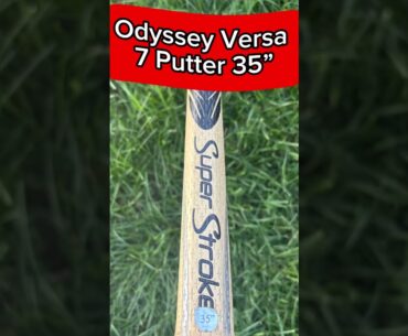 FOR SALE 98.47$ Odyssey Versa 7 Putter 35” w/ SuperStroke Slim 3.0 Grip + Headcover