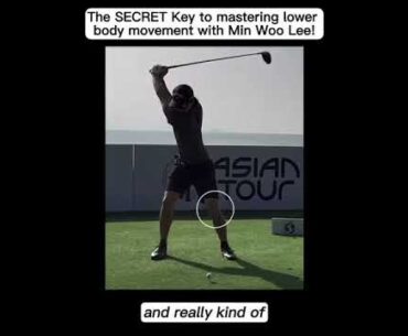 Min Woo Lee Driver Impact Secrets #golftips #shorts