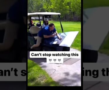 Breaks work #golffail #fail #golfcarts