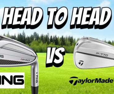 Ping i240 vs TaylorMade P770 | Range + On-Course Test with GC Quad!