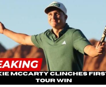 Rookie McCarty clinches first PGA Tour win