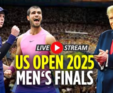 Carlos Alcaraz vs Jannik Sinner LIVE: President Trump Watches US Open Men's Final LIVE | N18G