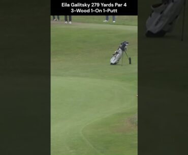 📣 Eila Galitsky | Bandon Dunes Golf Resort | Hole#14 279 Yards Par 4 | 3-Wood 1-On 1-Putt