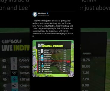 LIV Golf 2025 | Relegation Rules | #golf #zachriddlegolf #golfnetwork #livgolf #progolf #golfnews