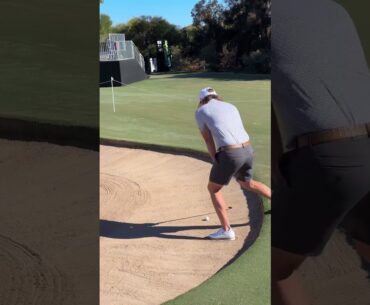 Cam Smith's bunker play is world class. 🤯 #livgolf #shorts
