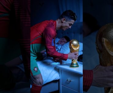 Ronaldo steals World Cup 😂