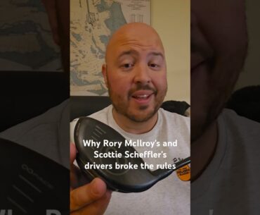 Why Rory's and Scottie's drivers were non-conforming #golf