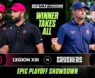 EPIC PLAYOFF SHOWDOWN: Rahm vs. DeChambeau | 2025 LIV Golf Team Championship