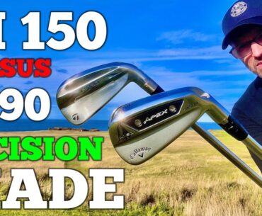 CALLAWAY AI 150 IRONS V TAYLORMADE P790 IRONS, DECISION MADE