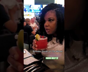 Wifey's Birthday Dinner at Tiger Woods Restaurant #pov #happybirthday #shorts #datenight #food