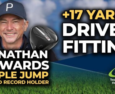 +17 YRD DRIVER FITTING  - JONATHAN EDWARDS - Olympic Gold Medallist & World Record Holder