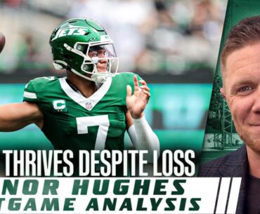 Connor Hughes on Jets QB Justin Fields' major step forward in home opener