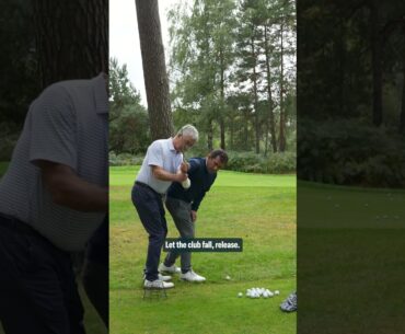 Hitting the tree ➡️ simple swing change ➡️ great shot!