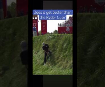 Jordan Spieth amazing shot at the Ryder Cup #golf #rydercup