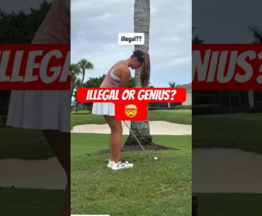 Illegal Golf Shot? 🤔⛳