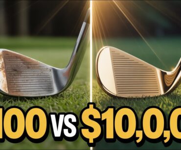 THE BIG WEDGE $100 VS $10,000 GOLF CLUBS!