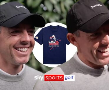 Rory McIlroy discusses Ryder Cup and Team USA shirt BLUNDER!